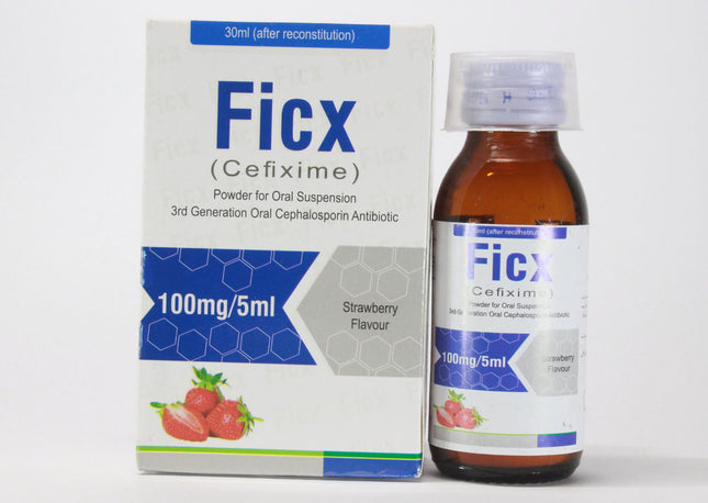 Ficx (Cefixime) Syrup 100Mg/5Ml