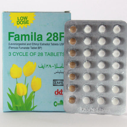 Famila 28F (Levonorgestrel/ethinyl estradiol) Tablets