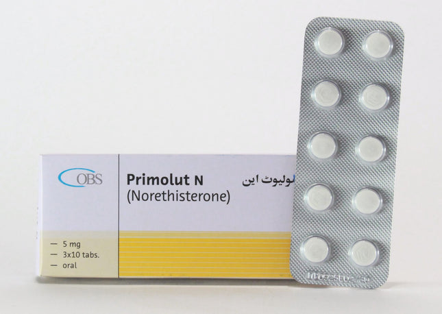 Primolut N (Norethindrone) Tablets 5Mg