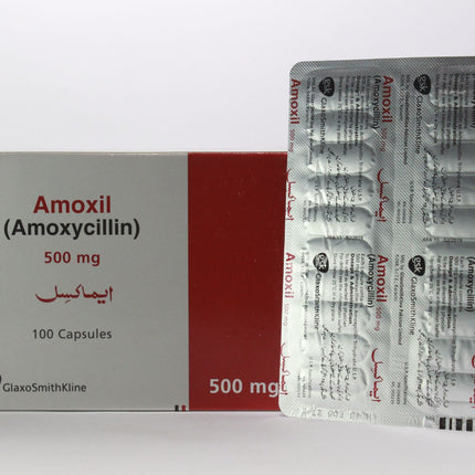 Amoxil Capsules (Amoxicillin) 500Mg