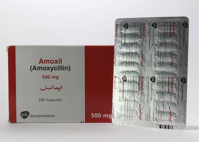 Amoxil Capsules (Amoxicillin) 500Mg