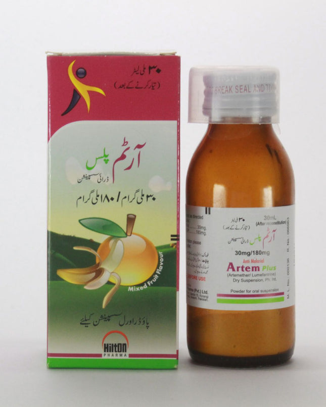 Artem plus (Artemether/lumefantrine) Dry Suspension 30/180