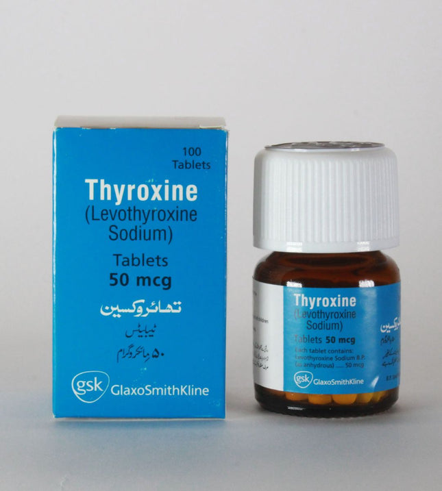 Thyroxine (Levothyroxine) Tablets 50Mcg