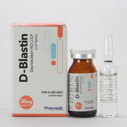 D-Blastin (Daunorubicin) Injection 20mg
