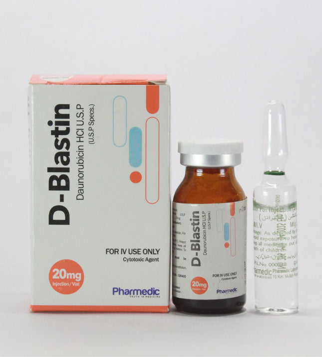 D-Blastin (Daunorubicin) Injection 20mg