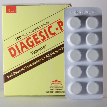 Diagesic-P Tablets | Pain Relief & Fever Medicine