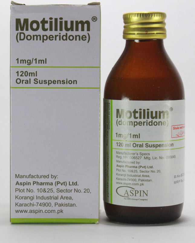 Motilium (Domperidone) Suspension 120Ml
