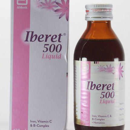 Iberet Syrup 120ml – Iron & Multivitamin Tonic for Anemia