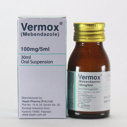 Vermox (Mebendazole) Suspension 30ml