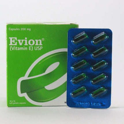 Evion (Vitamin E) Capsules 200mg