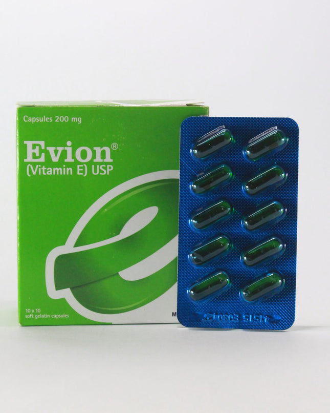 Evion (Vitamin E) Capsules 200mg