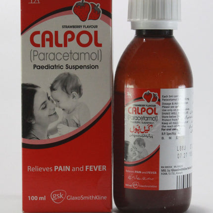 Calpol (Paracetamol) Pediatric Suspension 100Ml