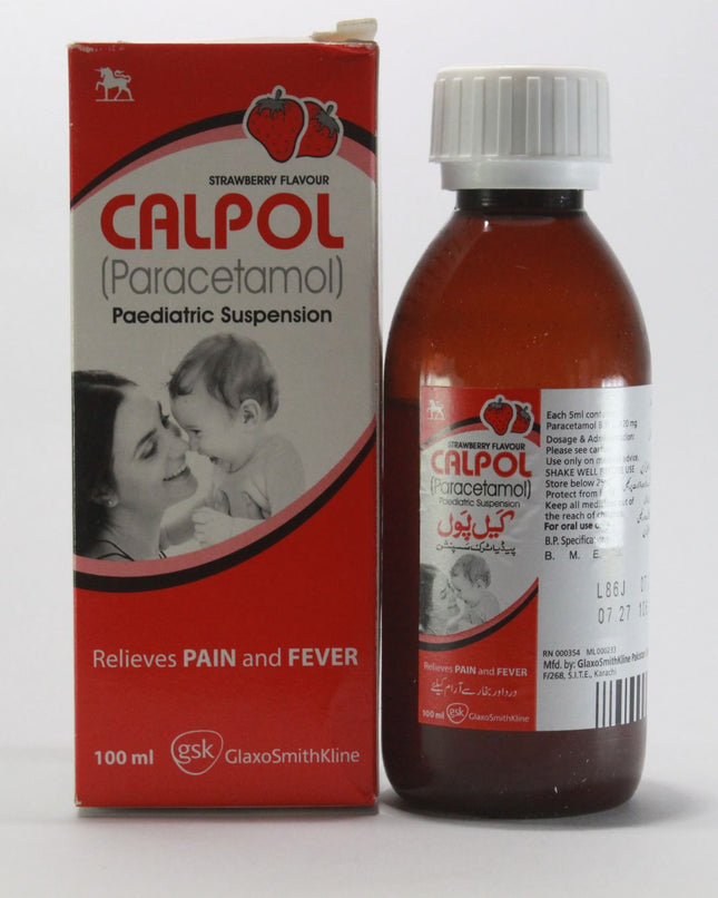 Calpol (Paracetamol) Pediatric Suspension 100Ml