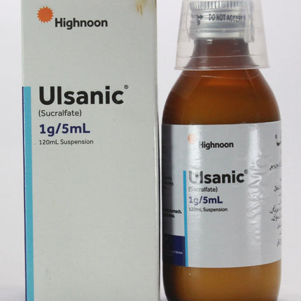 Ulsanic (Sucralfate) Suspension 120ml – Ulcer & Gastric Protection Medicine