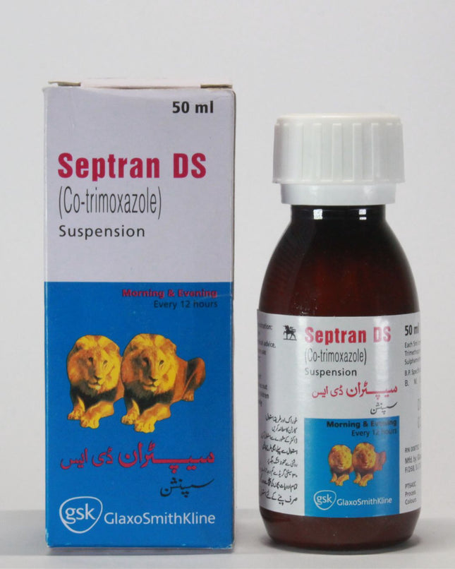 Septran Ds (Sulfamethoxazole/trimethoprim) Suspension 50Ml