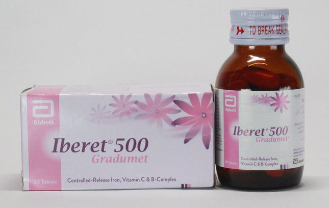 Iberet 500 ((Multivitamin/iron)) Tablets