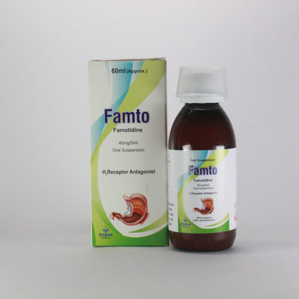 Famto (Famotidine) Oral Suspension 40Mg/5Ml