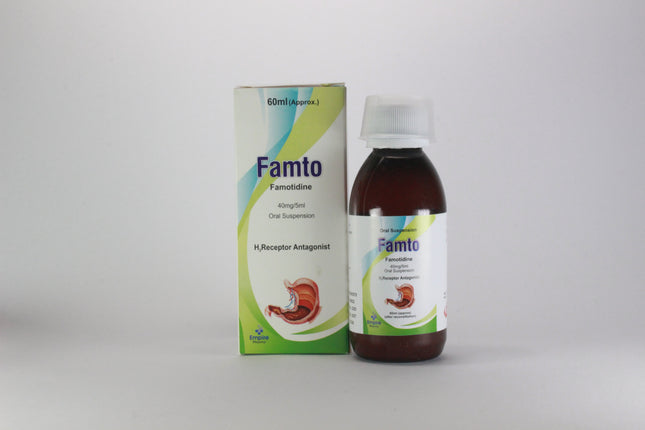 Famto (Famotidine) Oral Suspension 40Mg/5Ml