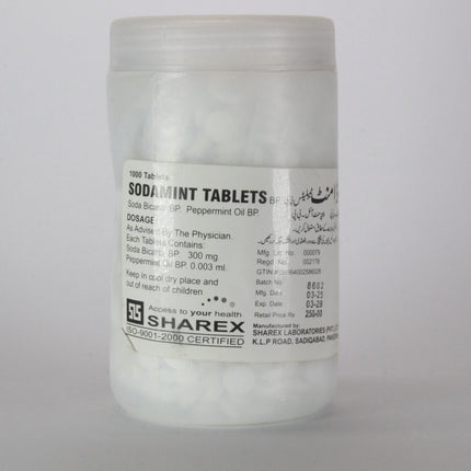 Sodamint Sodium Bicarbonate Tablets | Acidity & Antacid Relief