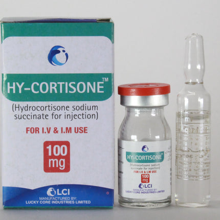 Hy-Cortisone Hydrocortisone Injection 100mg – Emergency Steroid Injection