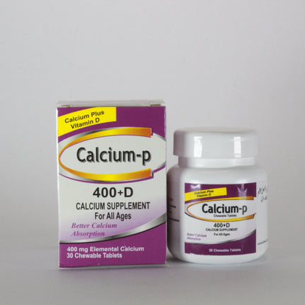 Calcium-P Chewable Tablets 400mg | Calcium Supplement for Bones