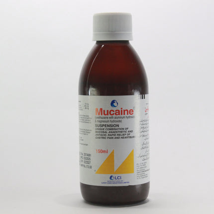 Mucaine Suspension 150ml | Acidity & Gastric Pain Relief
