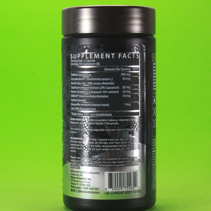 Lipo-6 Hardcore Fat Burner & Muscle Protection 60 Capsules