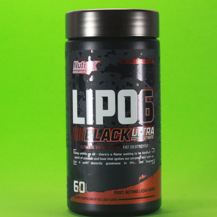 Lipo-6 Black UC Thermogenic Fat Burner 60 Capsules