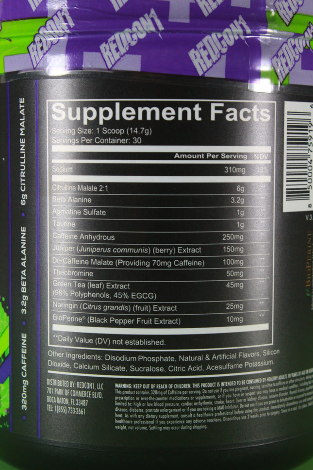 TOTAL WAR Preworkout (Cali Splash)