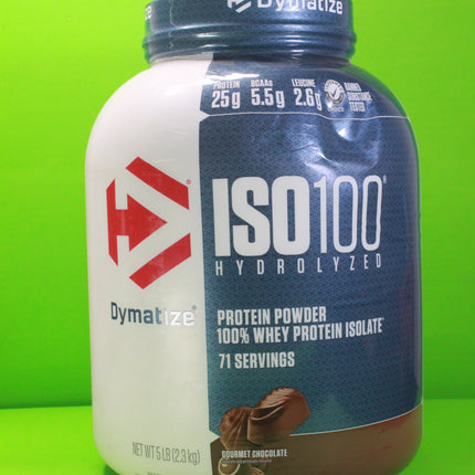 ISO 100 Hydrolyzed whey protein isolate, (Gourmet Chocolate) 71 Servings