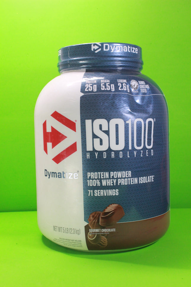 ISO 100 Hydrolyzed whey protein isolate, (Gourmet Chocolate) 71 Servings