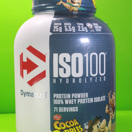 ISO 100 Hydrolyzed whey protein isolate, (Choco Pebbles) 71 Servings