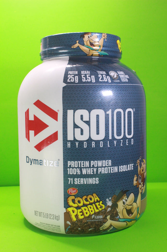 ISO 100 Hydrolyzed whey protein isolate, (Choco Pebbles) 71 Servings