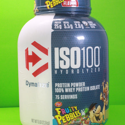 ISO 100 Hydrolyzed whey protein isolate, (Fruity Pebbles) 75 Servings