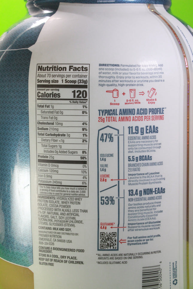 ISO 100 Hydrolyzed whey protein isolate, (Choco Pebbles) 71 Servings