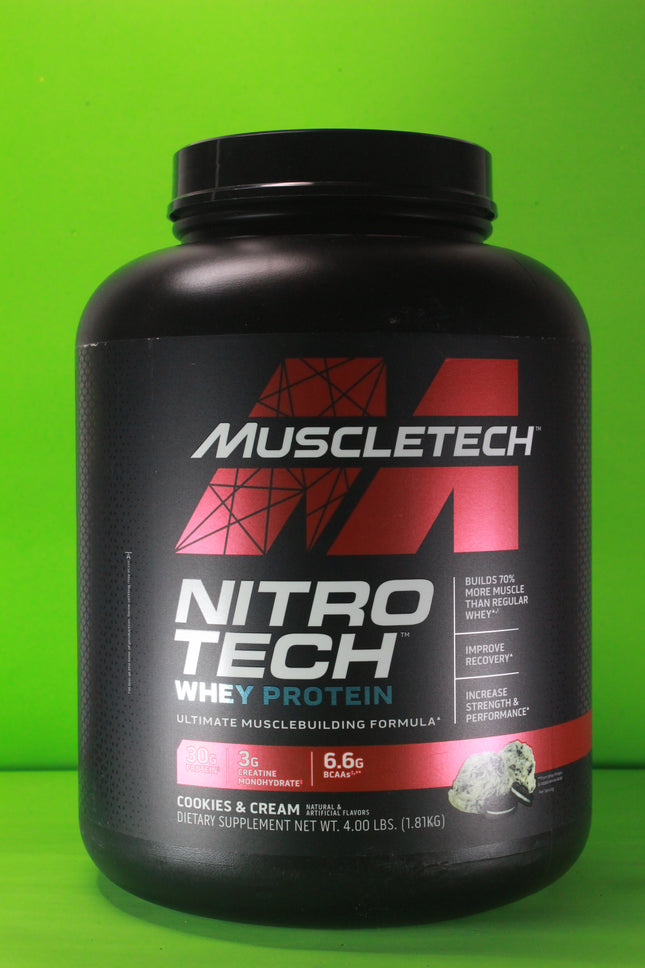 Nitro Tech Whey Protein (Cookies and Cream) 1.81 Kg