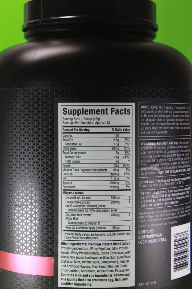 Nitro Tech Whey Protein (Chocolate Fudge Brownie) 1.81 Kg