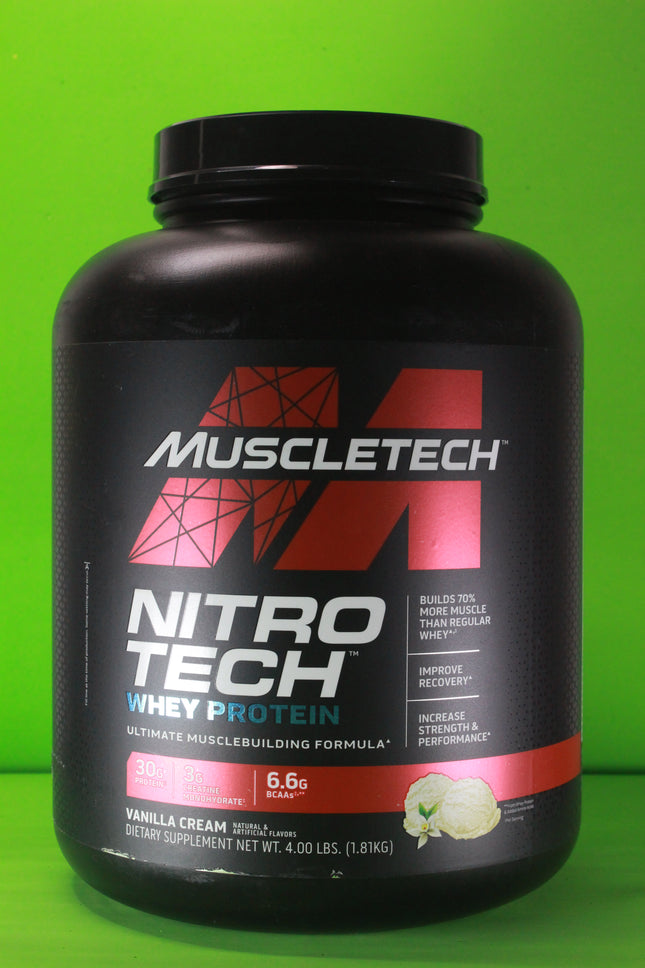 Nitro Tech Whey Protein (Vanilla Cream) 1.81 Kg
