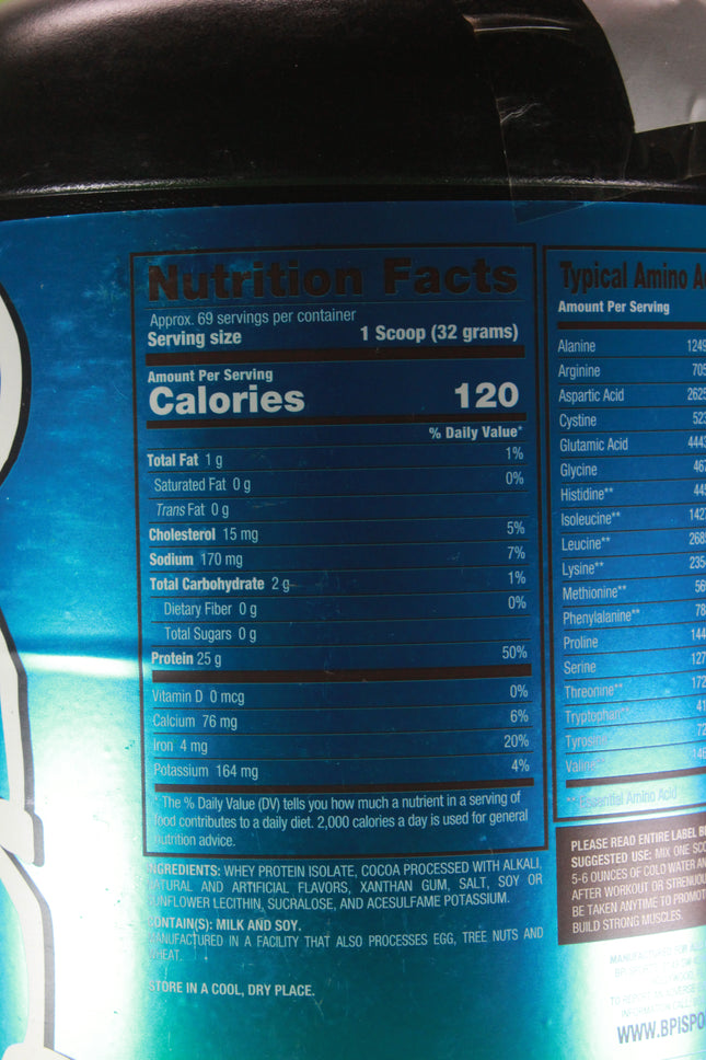 ISO HD Isolate Protein (Chocolate Brownie) 69 Servings