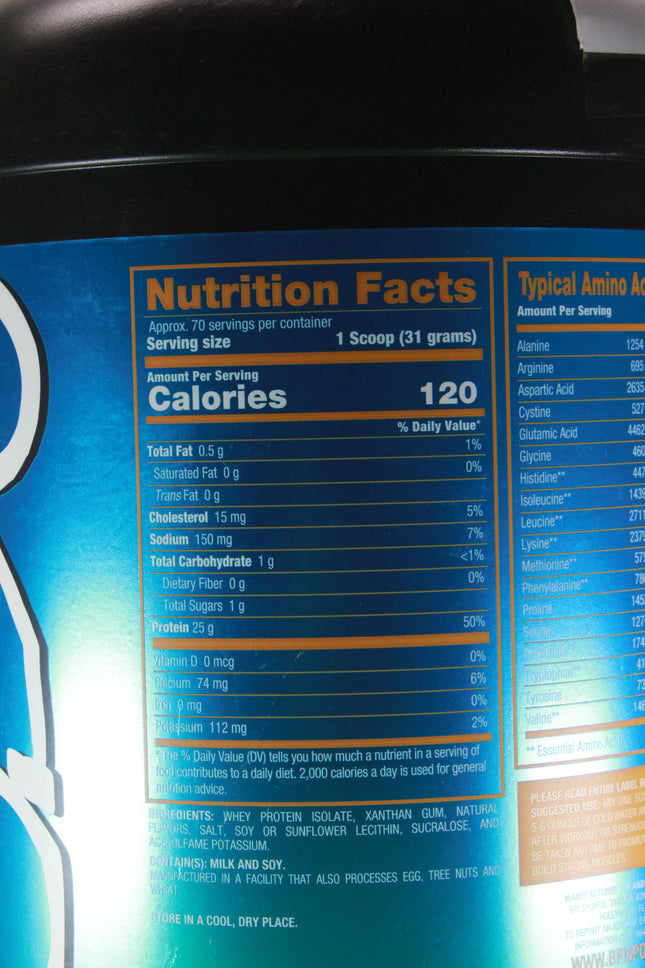 ISO HD Isolate Protein (Vanilla cookie) 70 Servings