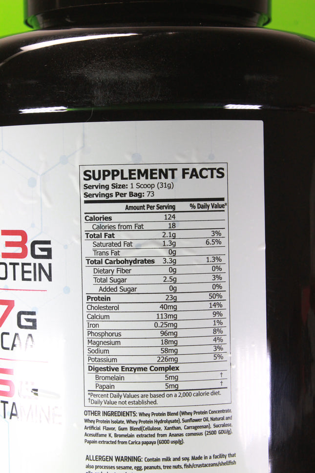 100% Whey Protein Isolate (Gourmat Chocolate) 73 Servings