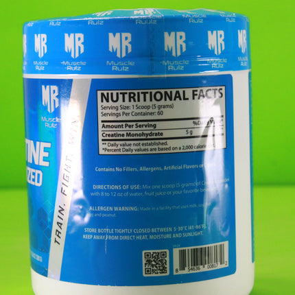 Muscle Rulz CREATINE MONOHYDRATE 60 Servings