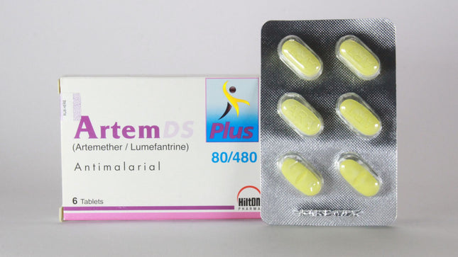Artem (Artemether/lumefantrine) Tablets 80/480
