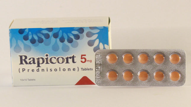 Rapicort (Prednisolone) Tablets 5Mg