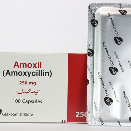 Amoxil Capsules (Amoxicillin) 250Mg